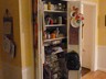 Mudroom (north wall) Before